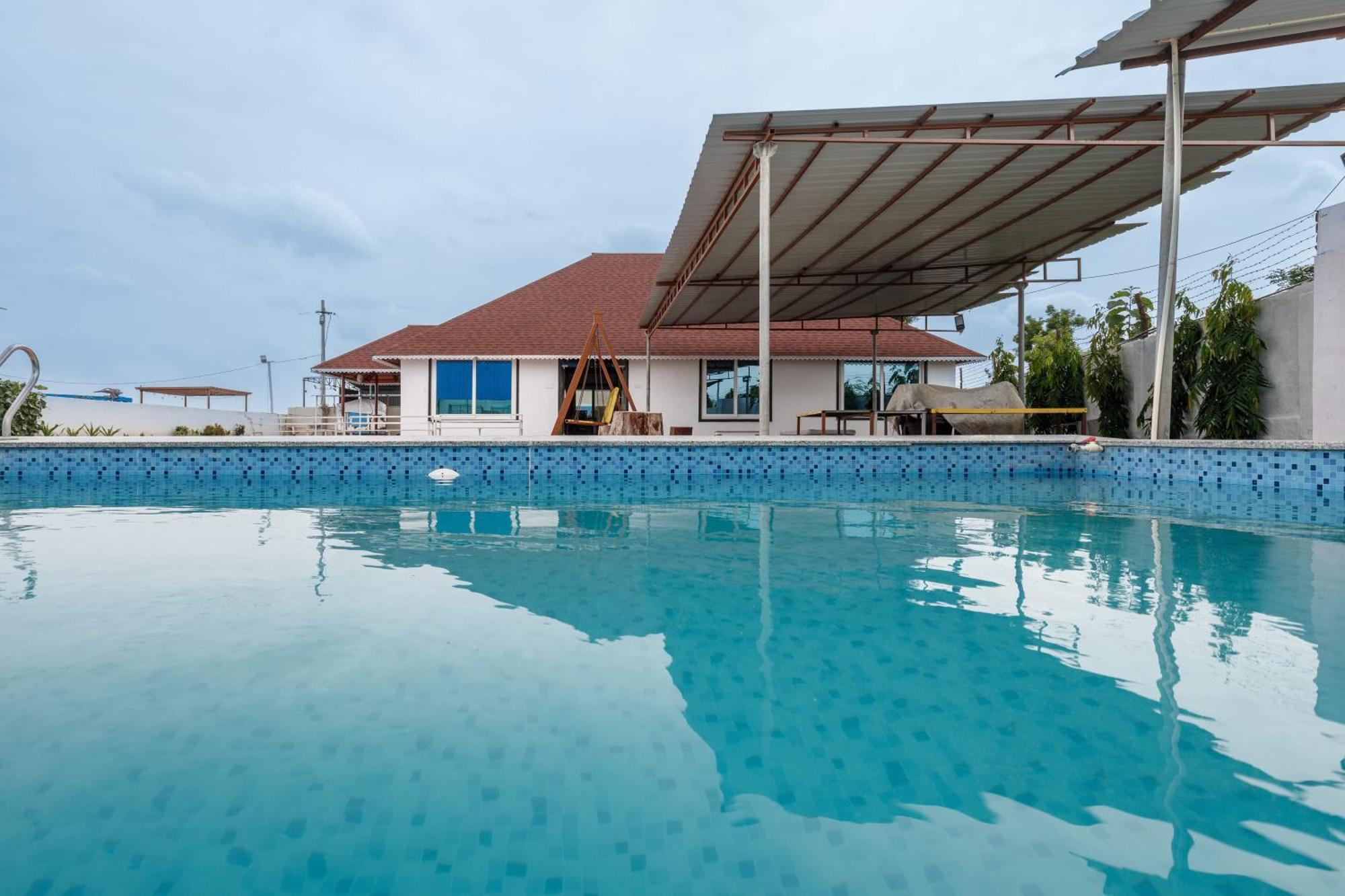 Aqua Lagoon Villa By Secret Turtle Pvt Pool Private Lawn Secundurabad Exteriör bild